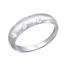 Кольцо из серебра c фианитом 01К151848