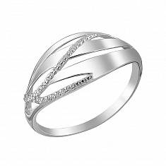 Кольцо из серебра c цирконием С3К154754