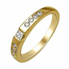 Кольцо из белого золота c бриллиантом 58К621047