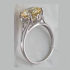 Кольцо из серебра c фианитом С16К150627
