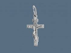 Крест из серебра 53Р051015Р