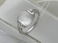 Кольцо из серебра c золотом и цирконием Т4К4521117