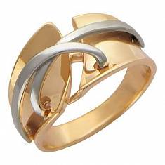 Кольцо из комбинированного золота 01К064550
