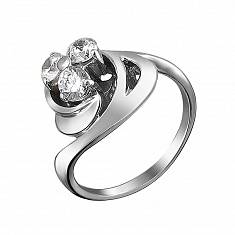 Кольцо из серебра c фианитом У15К150246-1