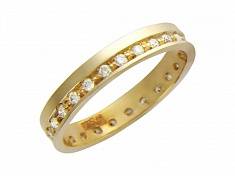 Обручальные кольца прочие из красного золота c бриллиантом 01О610071