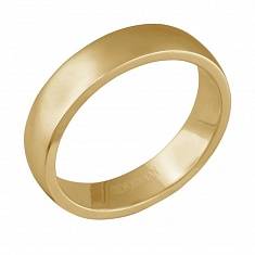 Обручальные кольца из трубы из желтого золота 01О030369