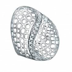 Кольцо из серебра c фианитом 01К159741