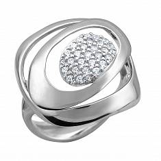 Кольцо из серебра c фианитом 01К1512872