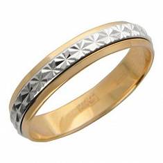 Обручальные кольца крутящиеся из комбинированного золота 01О760038