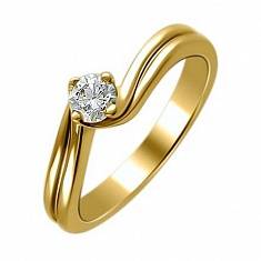 Кольцо из белого золота c бриллиантом 32К620252