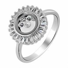 Кольцо из серебра c фианитом С33К153165