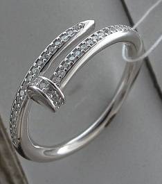 Кольцо из серебра c цирконием Т4К152115145