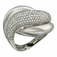 Кольцо из серебра c цирконием А10К15A331F