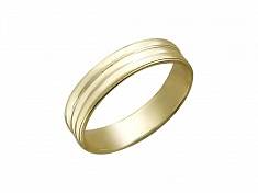 Обручальные кольца из трубы из желтого золота 01О730232