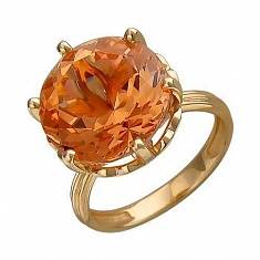 Кольцо из красного золота c султанитом 01К218217-2