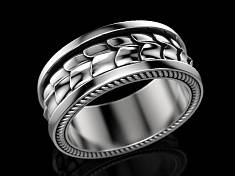 Обручальное кольцо кожа дракона И-778477