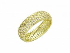 Обручальные кольца прочие из желтого золота c бриллиантом 01О640238